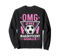 Goaltender Soccer Goalkeeper Soccer Sweatshirt - Graphic Print Unisex
