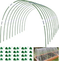 MAXPACE Greenhouse Hoops for 2.7ft or Wider Grow Tunnel, Rust-Free Fiberglass Support Hoops Frame for Garden Fabric, DIY Plant Support Garden Stakes, Gardening Supplies, 50pcs