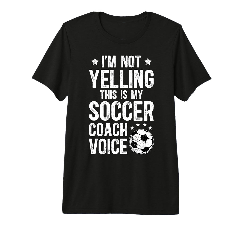 This Is My Soccer Coach Voice Soccer T-Shirt - Trendy Graphic Men Women