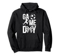 Game Day Soccer Game Day Coquette Hoodie - Unique Graphic Men Women
