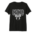 Mono Checkred Soccer Mama Bow White T-Shirt - Trendy Graphic Men Women