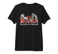 My Heart Is That Field Soccer Mom T-Shirt - Trendy Graphic for Adults