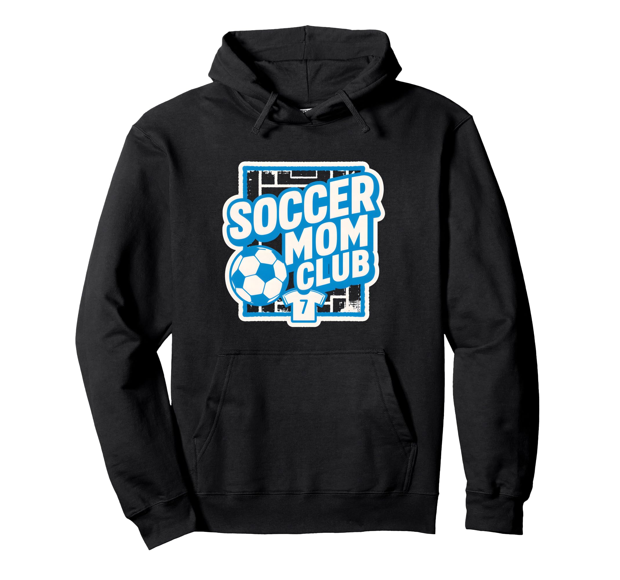 Soccer Mom Club Sideline Pride Hoodie - Casual Everyday Wear for Adults
