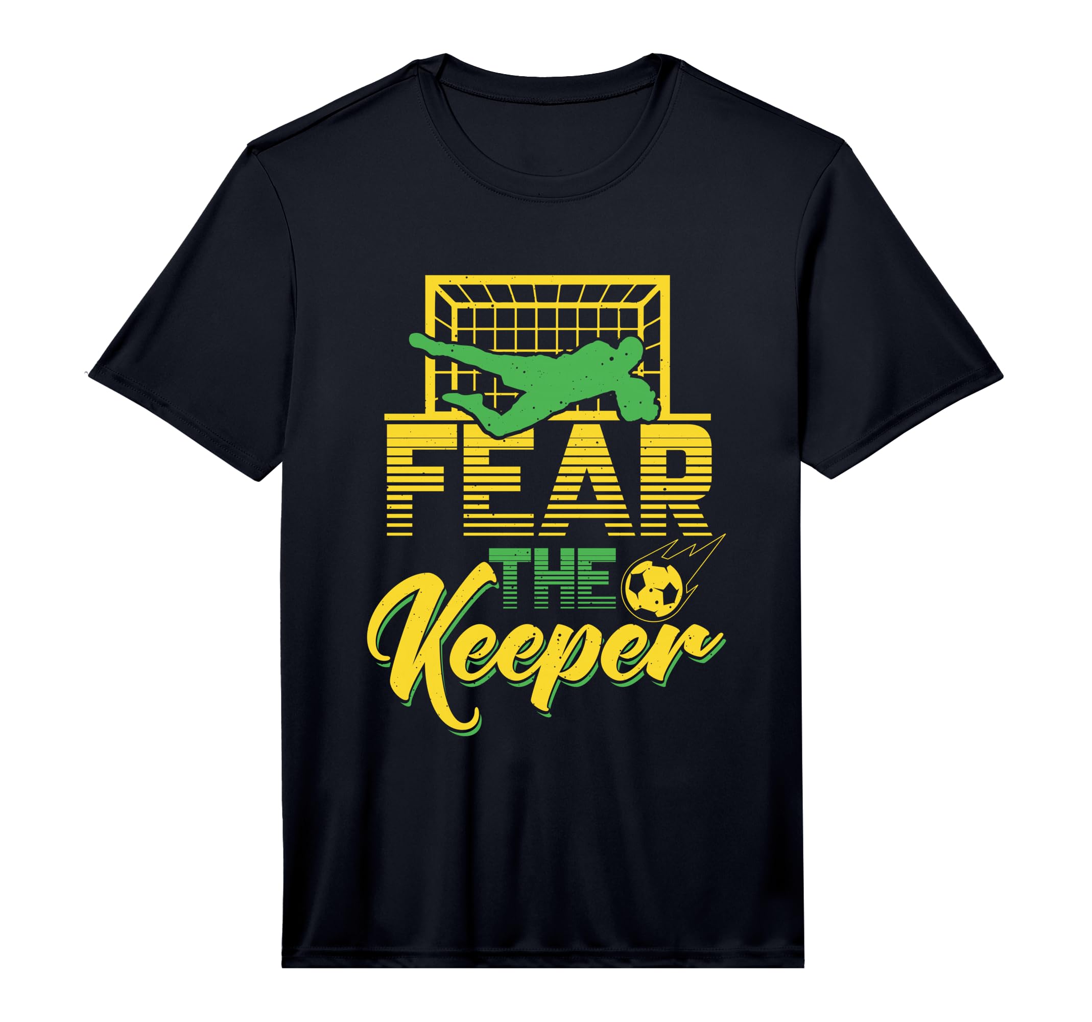 Mens Paura Del Goalkeeper Goalkeeper T-Shirt - Custom Art Print Men Women