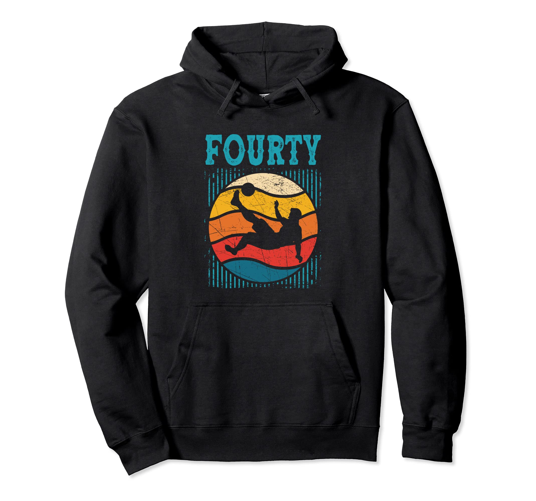 40Th Birthday Soccer 40 Years Old Hoodie - Novelty Apparel for Adults