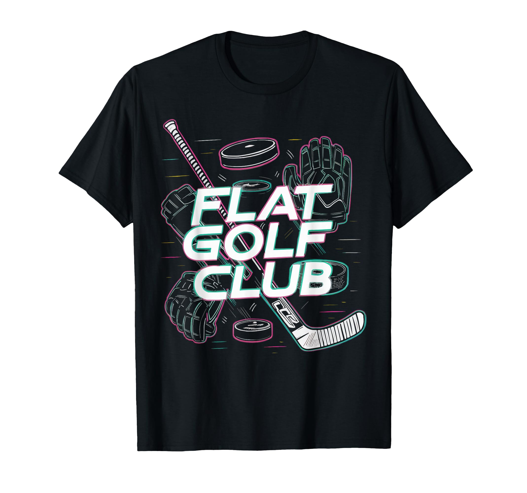 Funny Ice Hockey Player Winter Sport T-Shirt - Unique Graphic Men Women