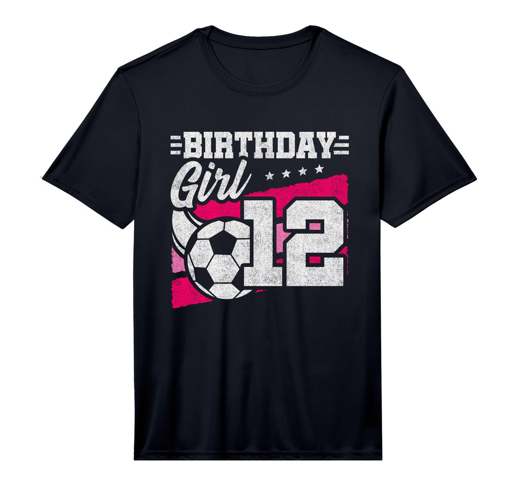 12 Year Old Soccer Birthday 12Th Birthday T-Shirt - Novelty Apparel Unisex