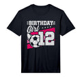 12 Year Old Soccer Birthday 12Th Birthday T-Shirt - Novelty Apparel Unisex