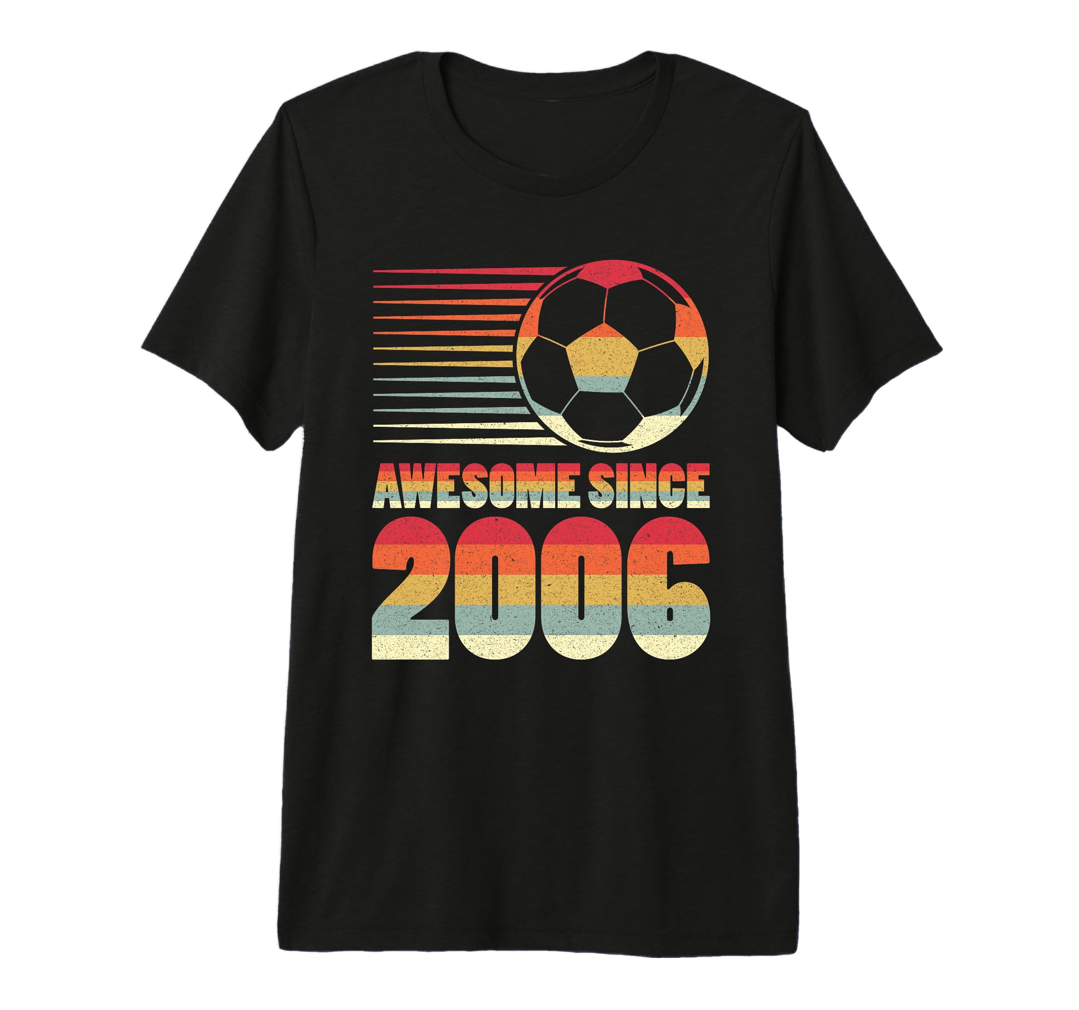 Awesome Since 2006 Soccer 20Th T-Shirt - Novelty Apparel for Adults