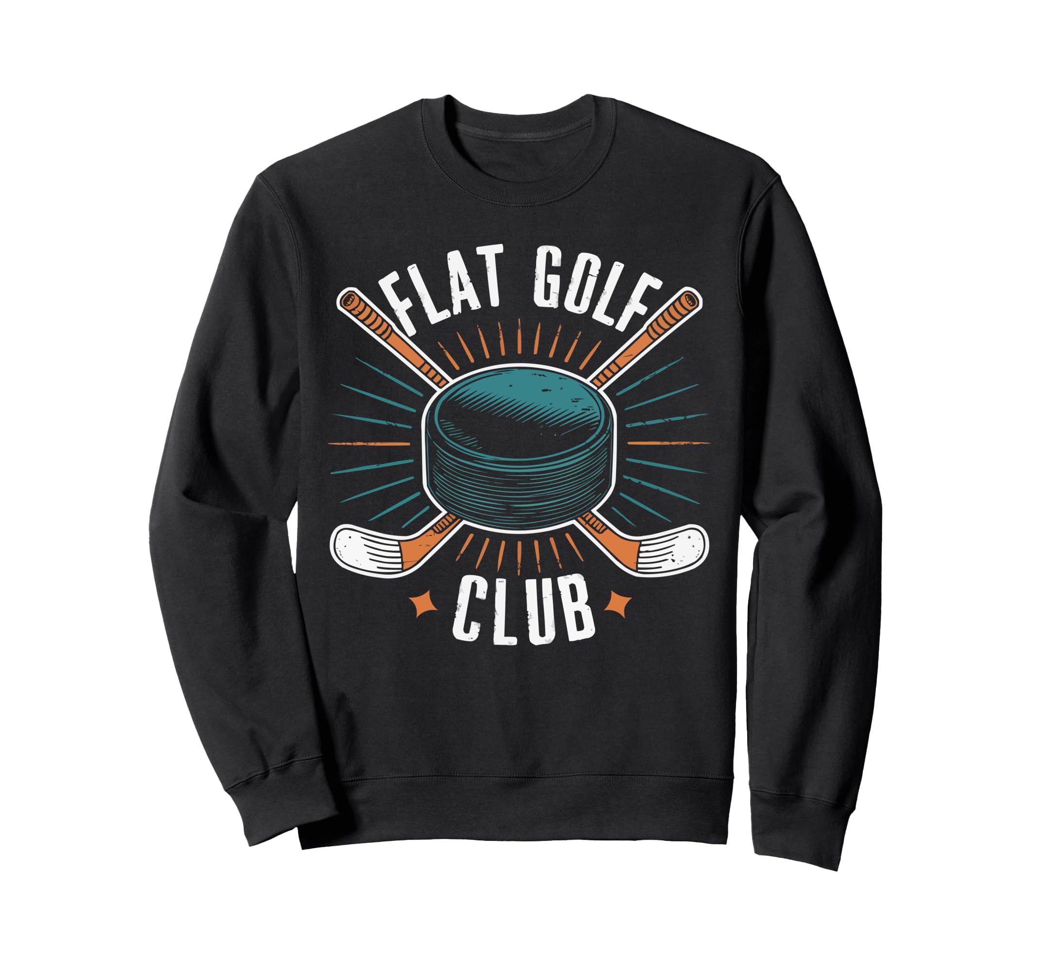 Funny Ice Hockey Player Winter Sport Sweatshirt - Minimalist Print Unisex