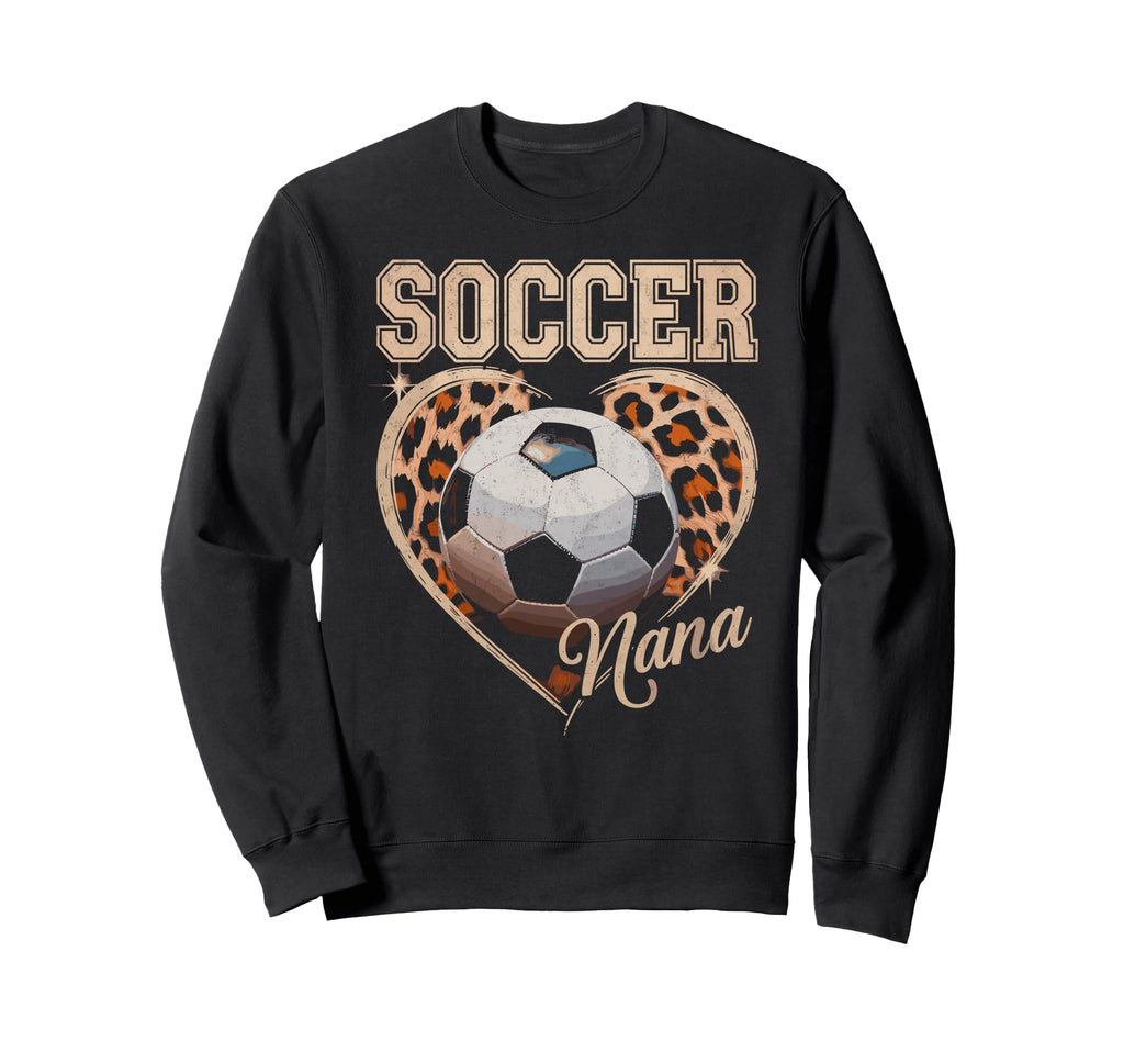 Soccer Football Player Grandma Fan Sweatshirt - Custom Art Print Unisex