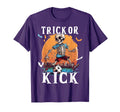 Soccer Skeleton Halloween Soccer T-Shirt - Minimalist Print Men Women