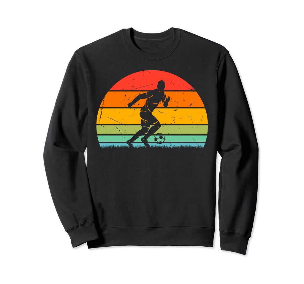 Soccer Sunset Soccer Player Sweatshirt - Casual Everyday Wear Men Women