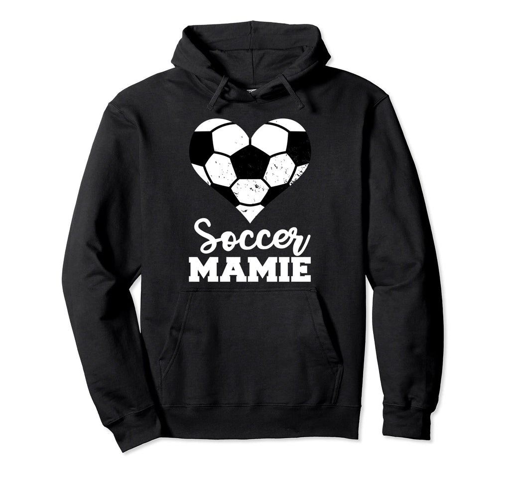 Soccer Mamie Funny Soccer Heart Hoodie - Casual Everyday Wear Men Women