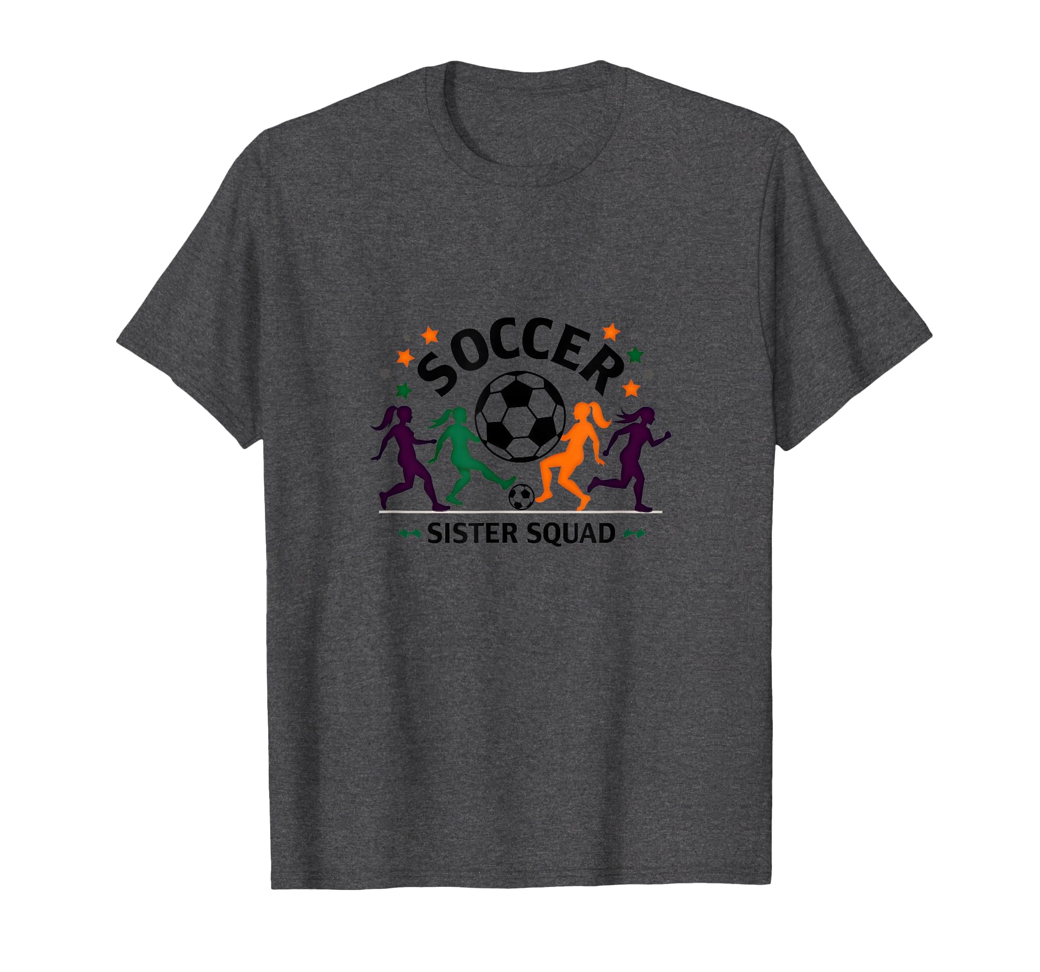 Soccer Sister Squad Team Spirit T-Shirt - Streetwear Style for Adults