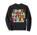 My Soccer Granda Era Game Day Groovy Sweatshirt - Fun Novelty Design Unisex