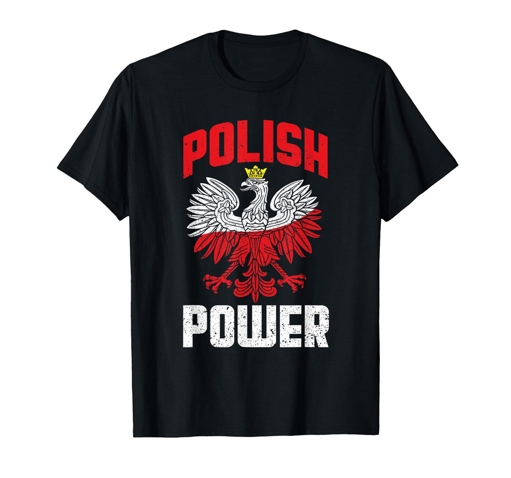 Polish Power Poland Flag Polska T-Shirt - Trendy Graphic for Adults