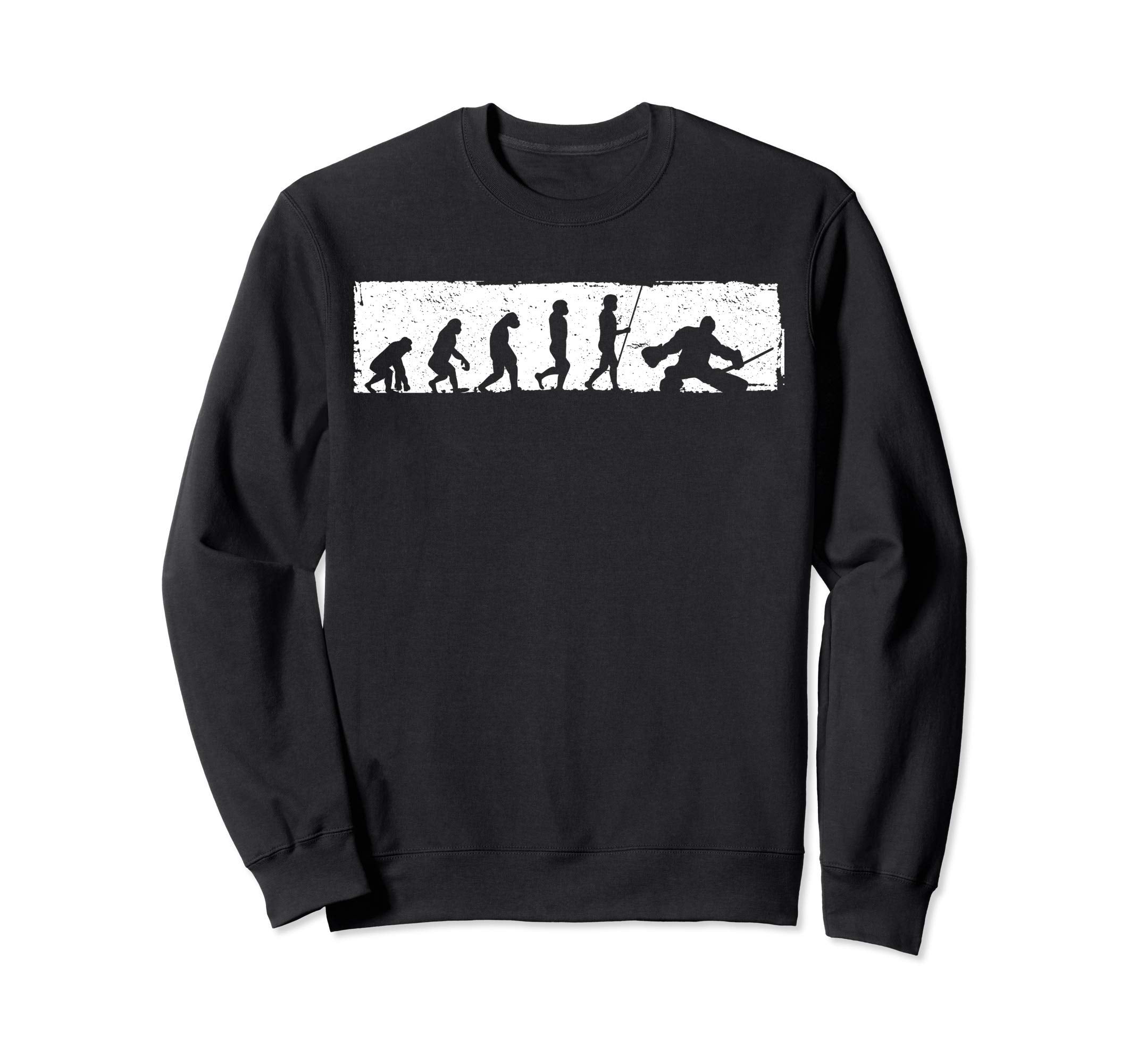 Ice Hockey Goalie Goal Keeper Sweatshirt - Minimalist Print Unisex