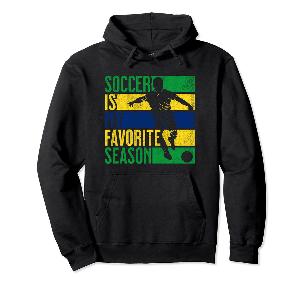 Distressed Soccer Is My Favorite Hoodie - Casual Everyday Wear for Adults