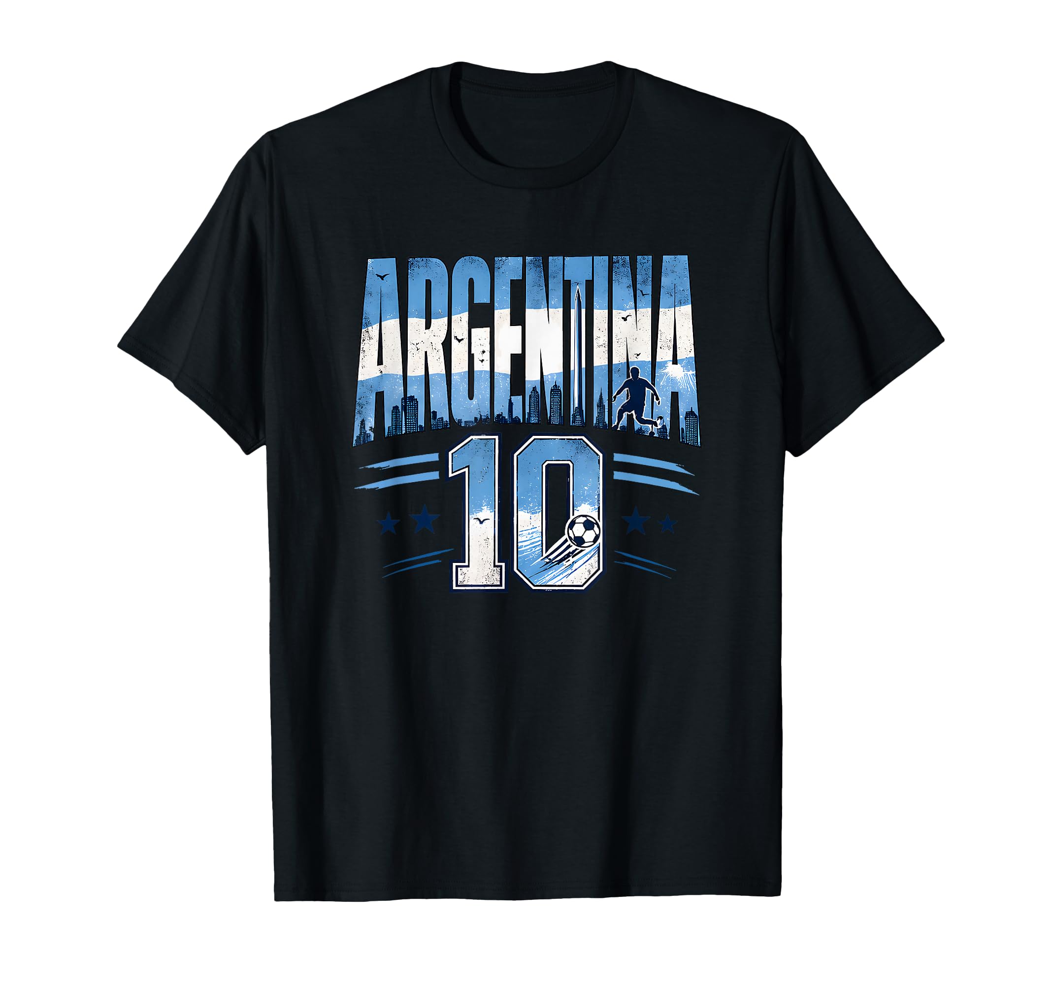 Argentina Football 10 Soccer Lovers T-Shirt - Unique Graphic Men Women