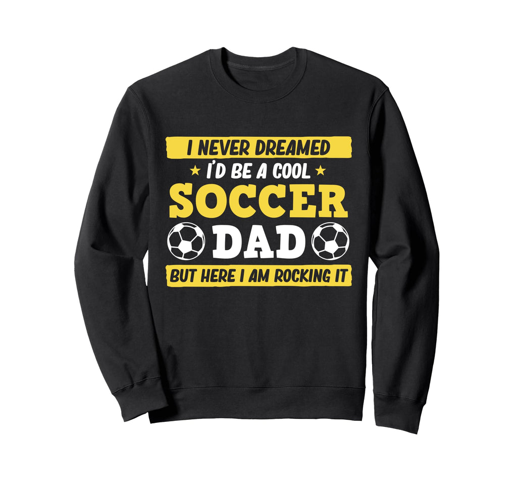 Soccer Dad Sports Player Expert Sweatshirt - Minimalist Print for Adults