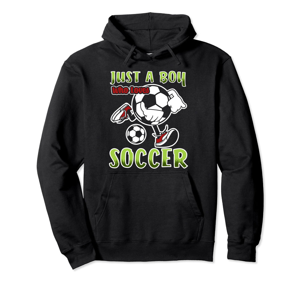 Just Who Loves Soccer Soccer Player Hoodie - Unique Graphic Men Women