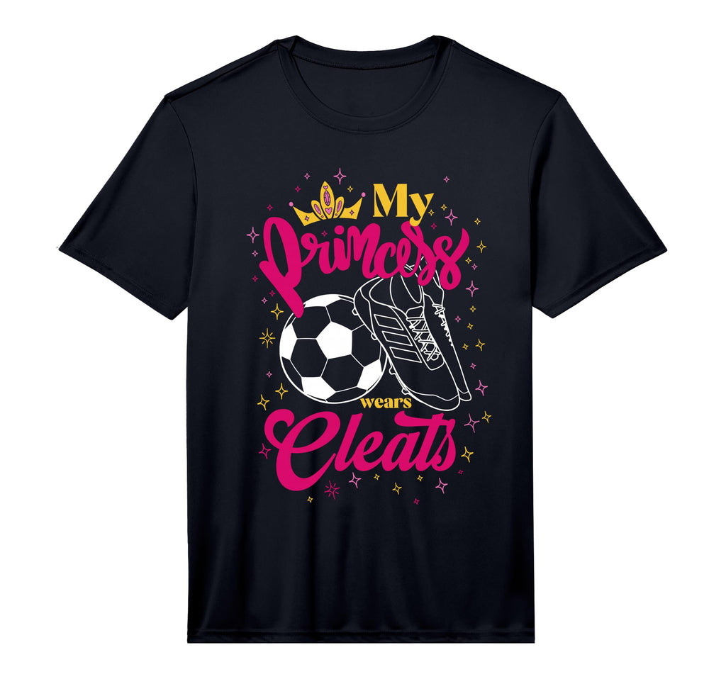 Mens My Princess Wears Cleats Classy T-Shirt - Fun Novelty Design Unisex