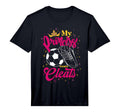 Mens My Princess Wears Cleats Classy T-Shirt - Fun Novelty Design Unisex