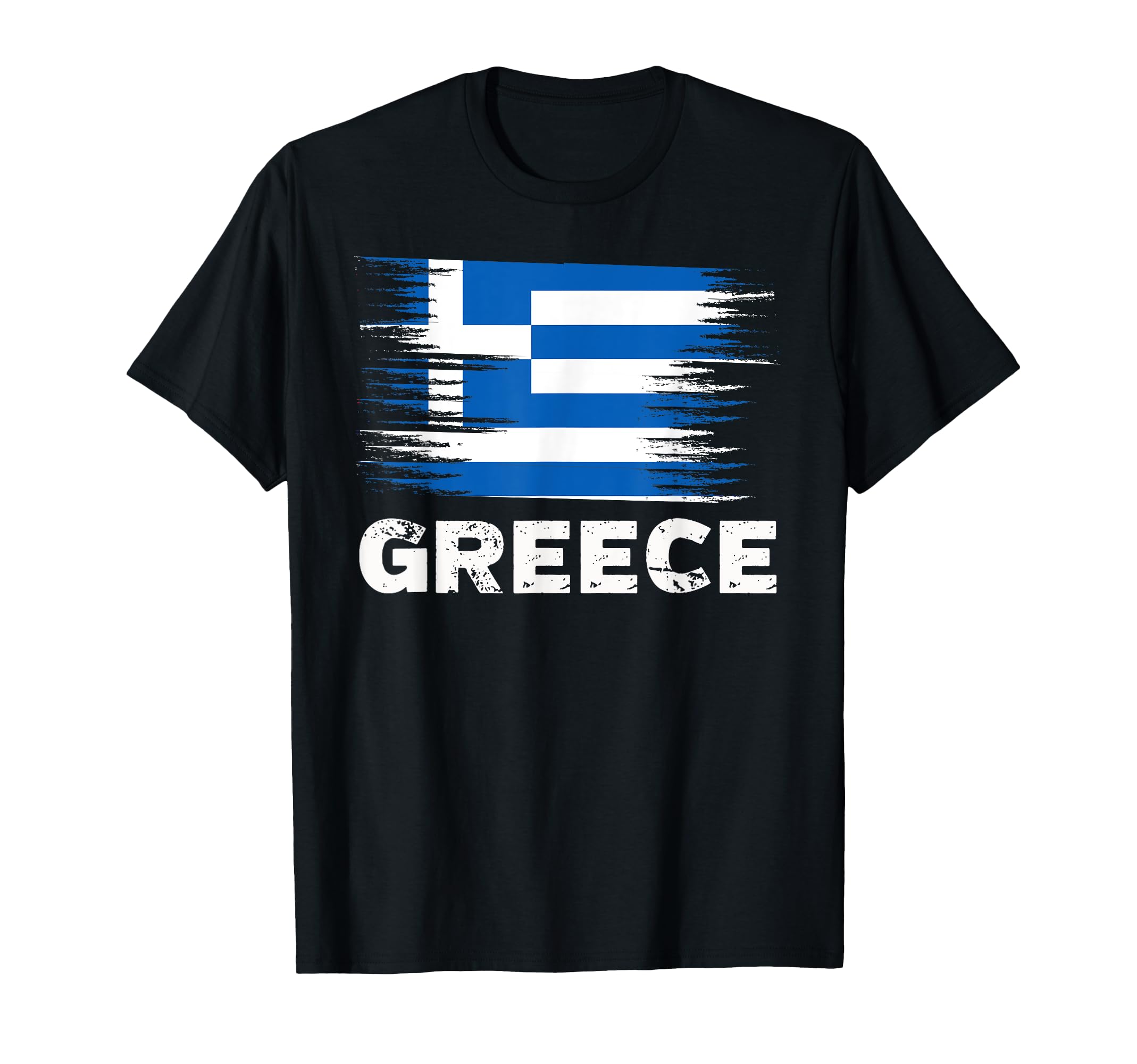 Greece Greek Flag Sports Soccer T-Shirt - Aesthetic Graphic Men Women
