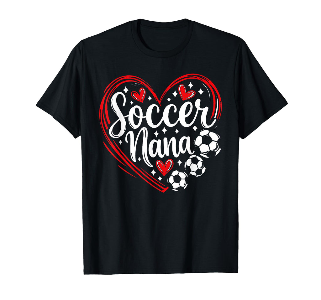 Soccer Nana Proud Grandma Soccer Love T-Shirt - Graphic Print Men Women