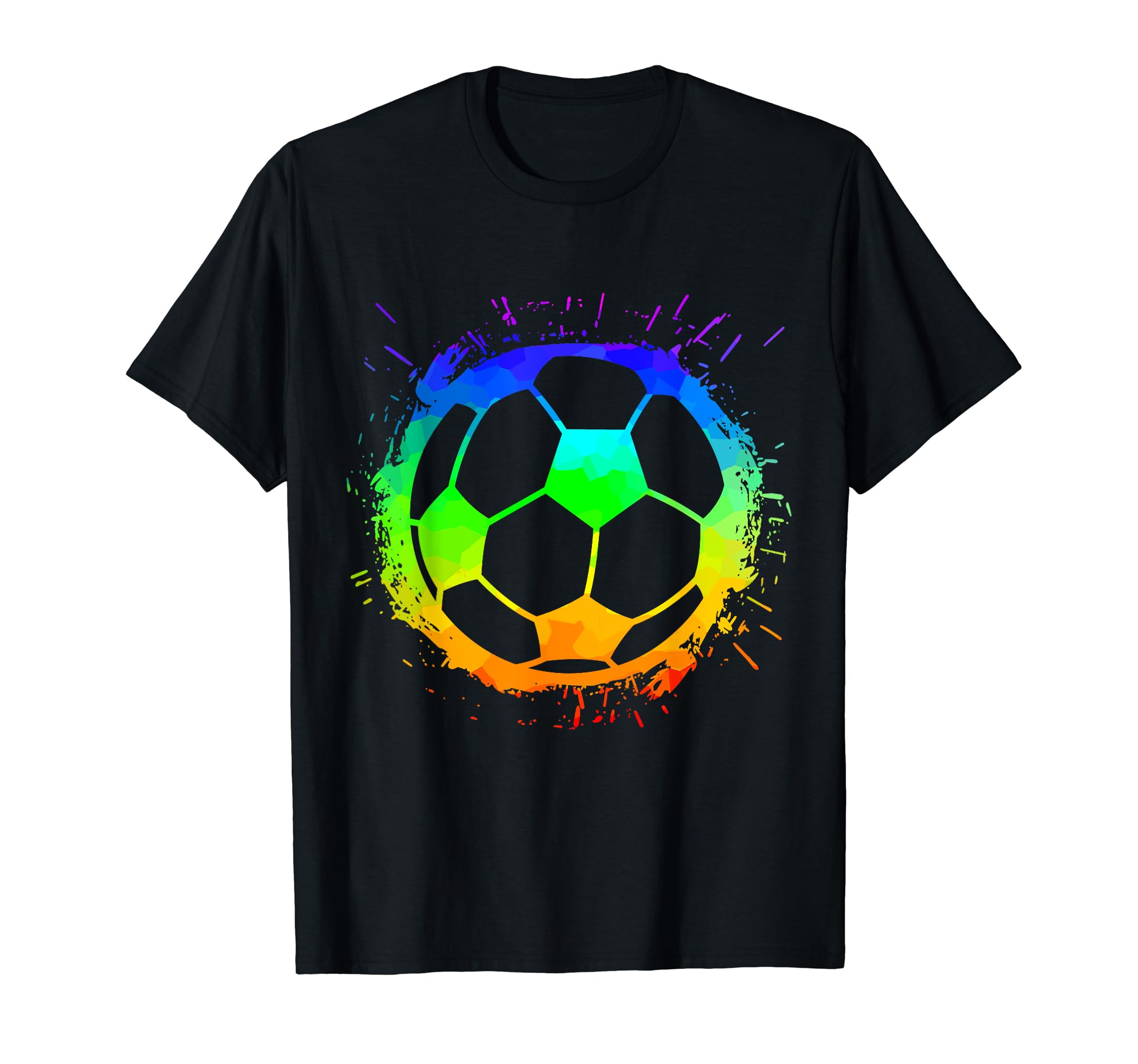 Soccer Player Ball Sports T-Shirt - Casual Everyday Wear Men Women
