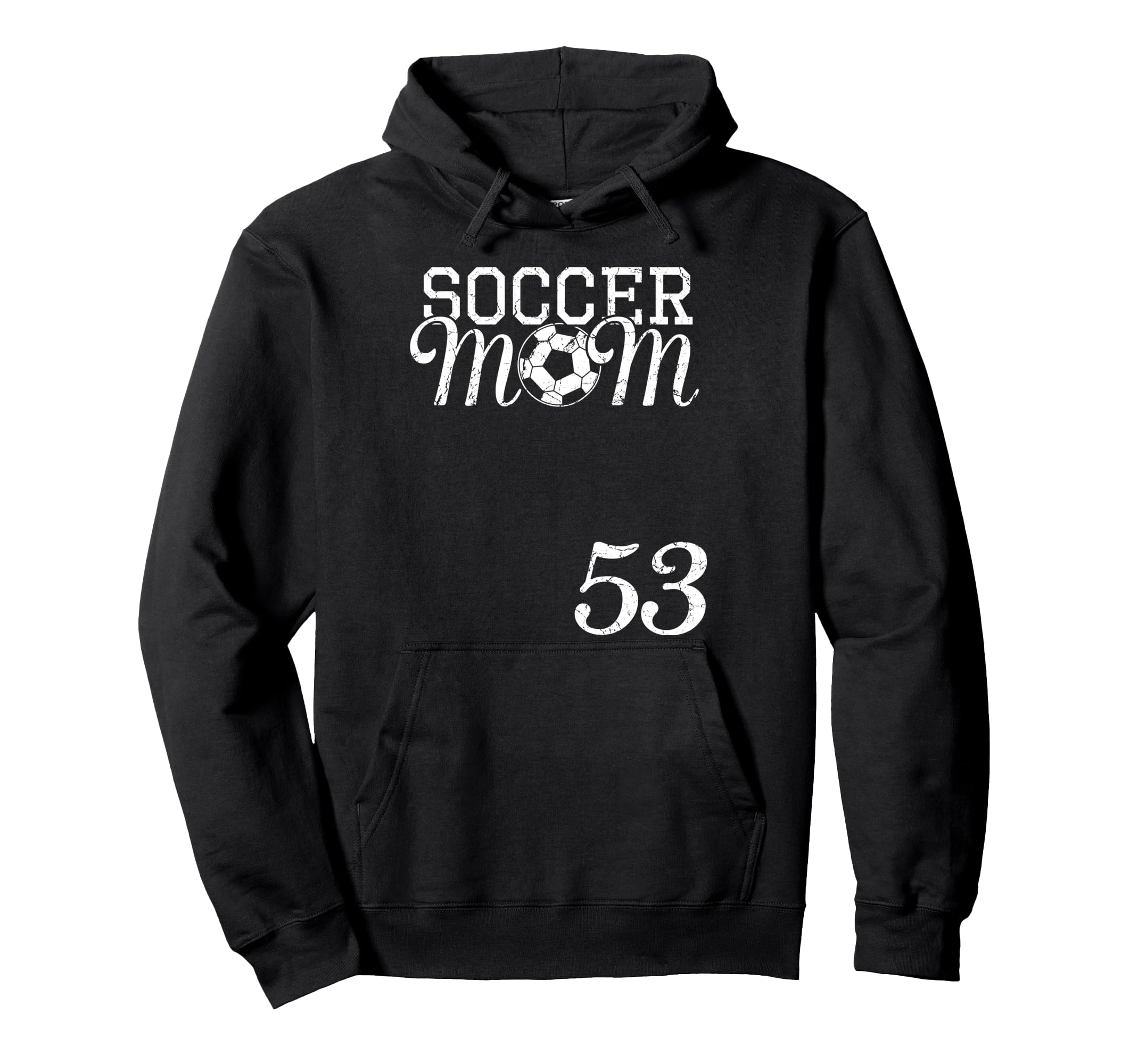 Soccer Mom Jersey Number 53 Favorite Hoodie - Custom Art Print Men Women