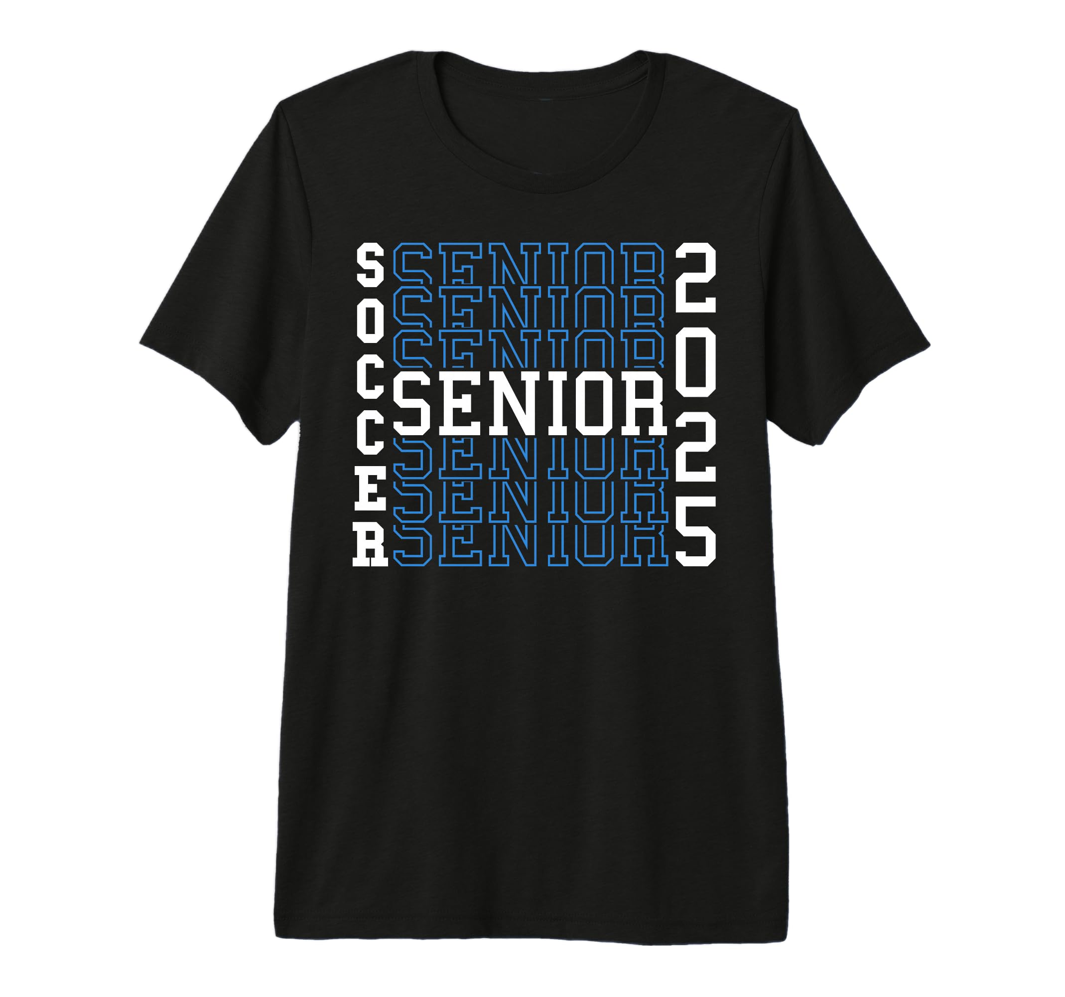 Soccer Senior Night Soccer Senior 2025 T-Shirt - Custom Art Print Unisex