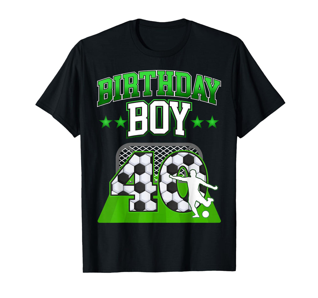 Soccer Themed Birthday Outfit 40 T-Shirt - Aesthetic Graphic for Adults