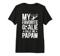 Mens My Favorite Soccer Goalie Papaw T-Shirt - Aesthetic Graphic Men Women