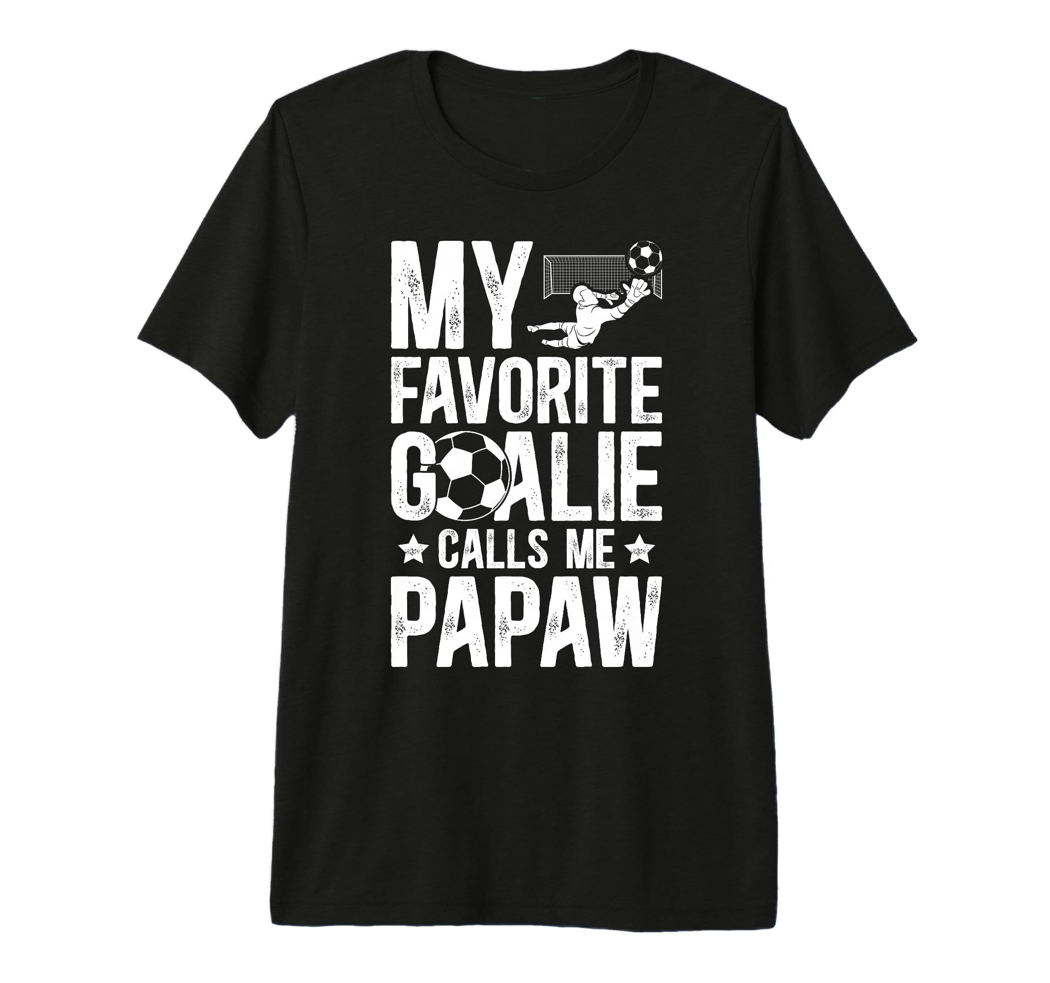 Mens My Favorite Soccer Goalie Papaw T-Shirt - Aesthetic Graphic Men Women
