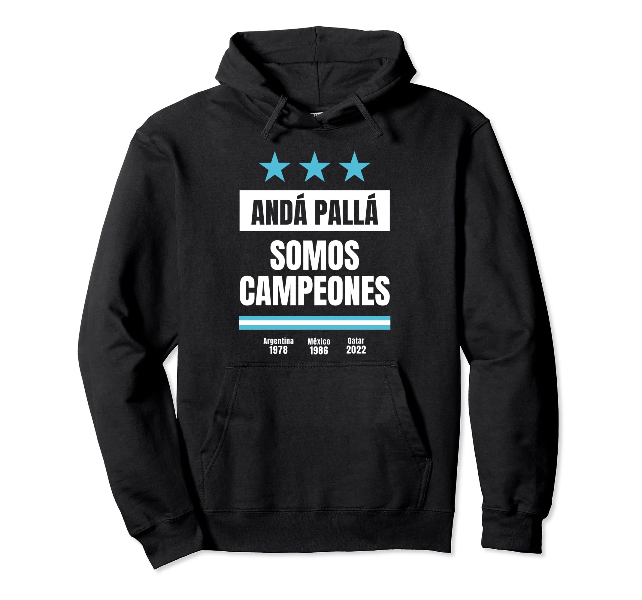 Argentina World Champion 2022 Soccer Hoodie - Trendy Graphic Men Women