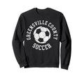 Greensville County Soccer Sweatshirt - Custom Art Print for Adults