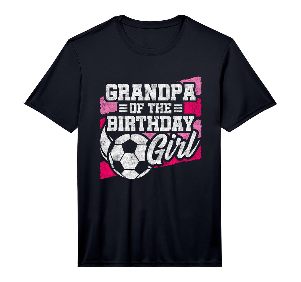 Mens Birthday Grandpa Soccer Birthday T-Shirt - Unique Graphic Unisex