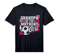 Mens Birthday Grandpa Soccer Birthday T-Shirt - Unique Graphic Unisex