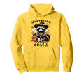 Halloween Soccer Coach Feral Soccer Coach Hoodie - Minimalist Print Unisex