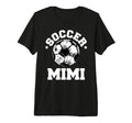 Soccer Mimi Soccer Ball Distressed T-Shirt - Minimalist Print Men Women