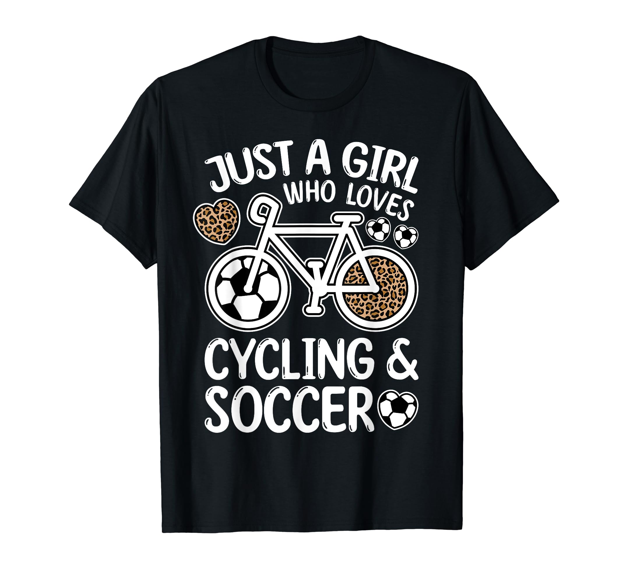 Just Who Loves Cycling Soccer Cyclist T-Shirt - Minimalist Print Men Women