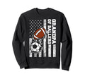 Grandpa Ballers Funny Usa Flag Sweatshirt - Streetwear Style Men Women