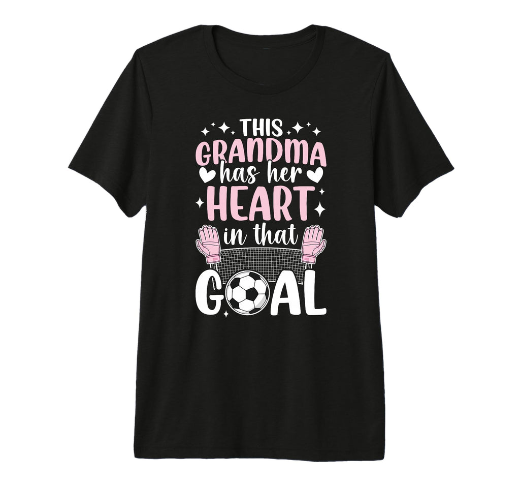 Proud Soccer Goalie Grandma Soccer T-Shirt - Novelty Apparel for Adults