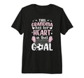Proud Soccer Goalie Grandma Soccer T-Shirt - Novelty Apparel for Adults