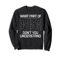 What Part Soccer Dont You Understand Sweatshirt - Minimalist Print Unisex