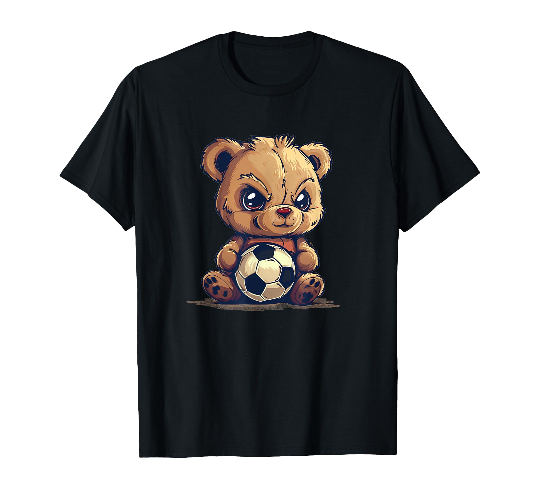 Awesome Soccer Sport Teddy Bear T-Shirt - Custom Art Print Men Women