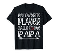 My Favorite Player Calls Me Papa Soccer T-Shirt - Graphic Print for Adults