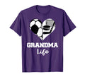 Grandma Life Heart Funny Soccer Hockey T-Shirt - Minimalist Print Unisex